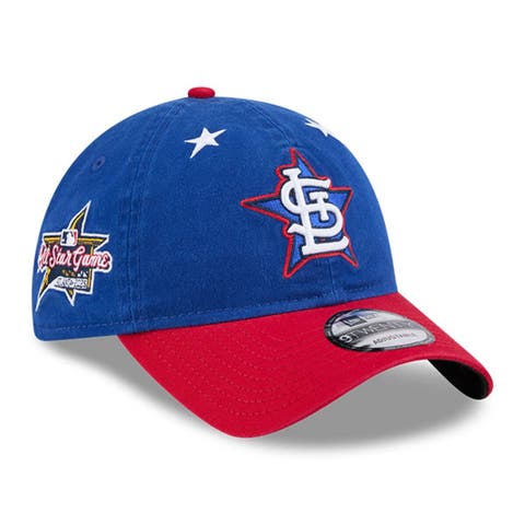 Men's New Era Blue/Red  St. Louis Cardinals 2025 MLB All-Star Game Workout 9TWENTY Adjustable Hat