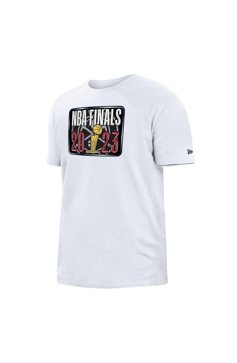 New Era Men's New Era  White Denver Nuggets 2023 NBA Finals Hook T-Shirt, Alternate, color, 