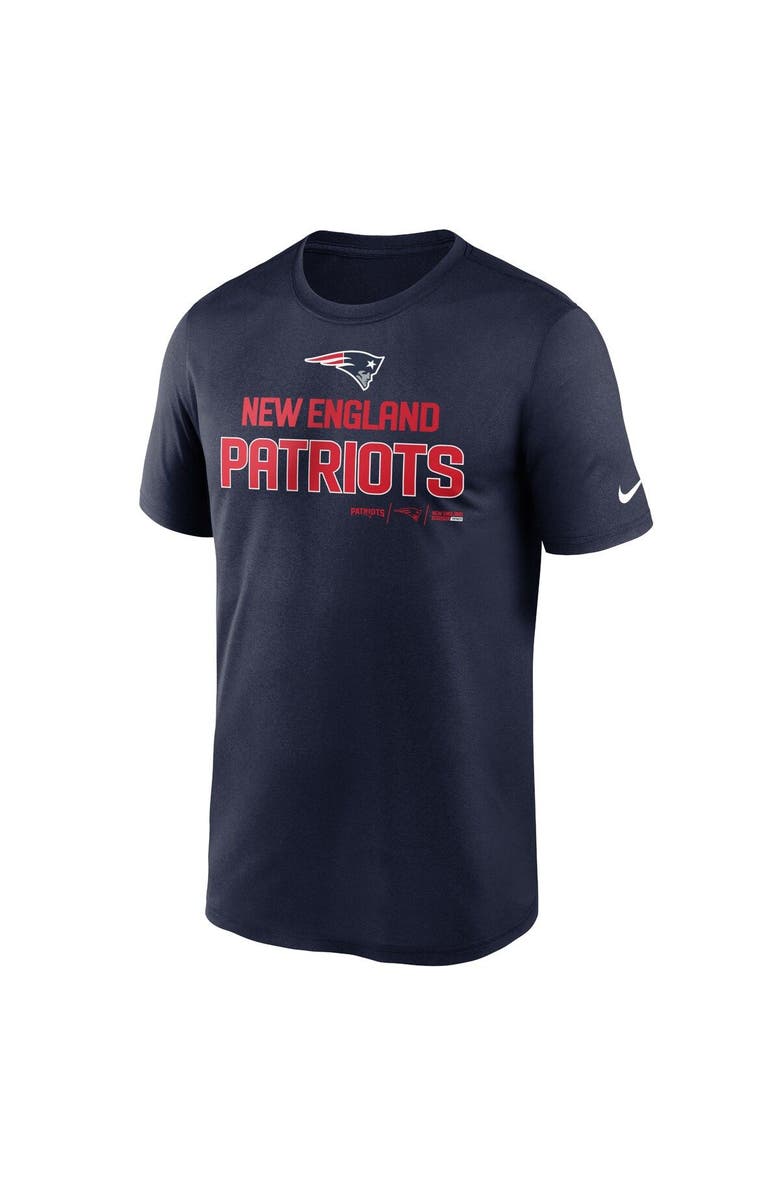 Nike Men's Nike Navy New England Patriots Legend Community Performance T-Shirt, Alternate, color, Navy