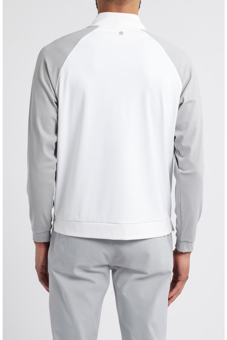 Armstrong Water Resistant Performance Half Zip Pullover, Alternate, color, WHITE