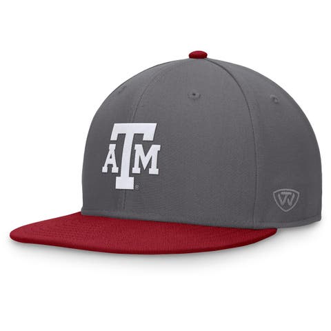 Men's Top of the World Gray/Maroon Texas A&M Aggies Rally Two-Tone Fitted Hat