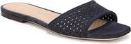 Veronica Beard Myla Perforated Slide Sandal