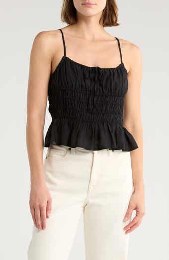 NSR Strappy Ruched Camisole