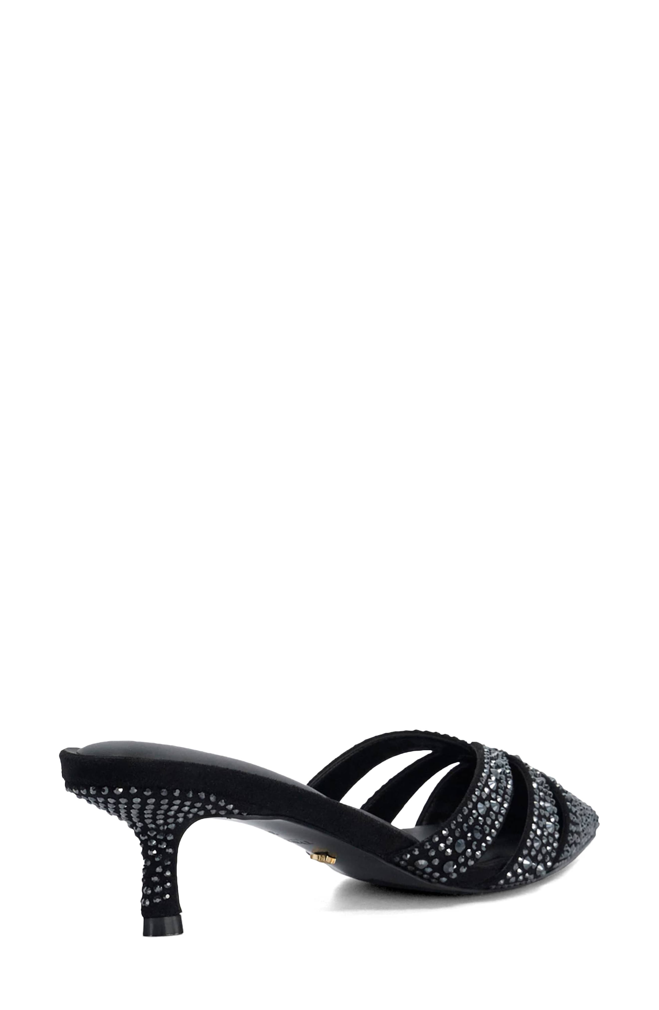 Dune London Calla Pointed Toe Kitten Heel Mule, Alternate, color, 