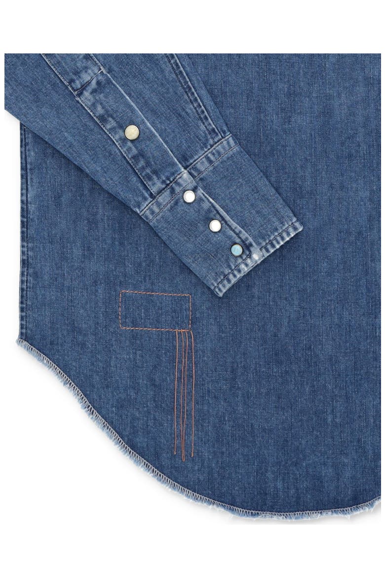 Yellowstone Stone Wash Denim Shirt, Alternate, color, MULTICOLOR