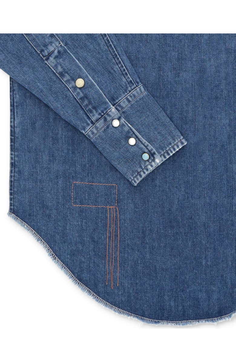 Fortela Yellowstone Stone Wash Denim Shirt, Alternate, color, Multicolor