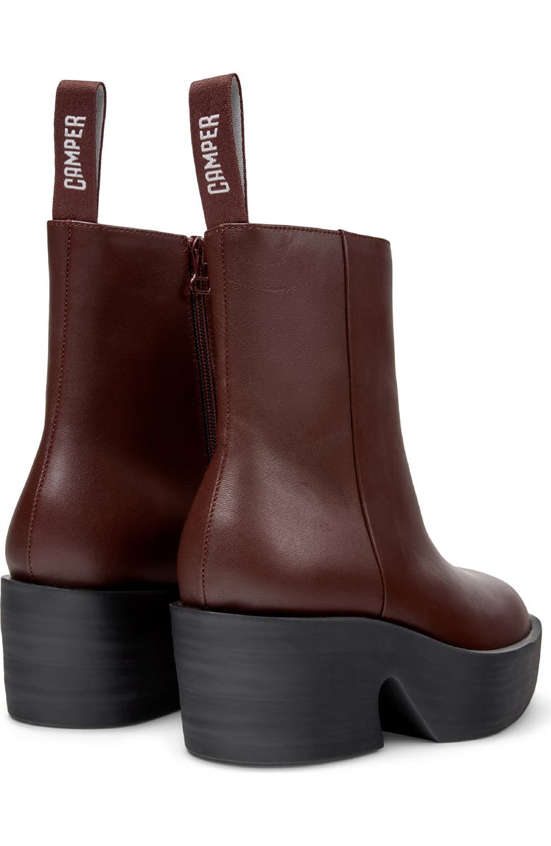 Camper Billie Platform Boot, Alternate, color, Burgundy