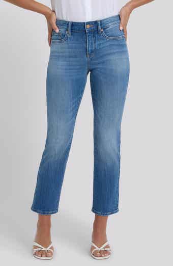 Marilyn Floral Pocket Ankle Straight Leg Jeans