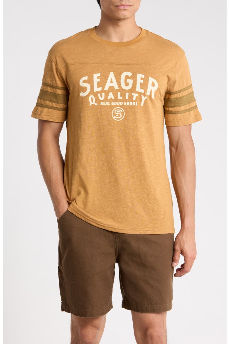 Riggins Graphic Crewneck T-Shirt, Main, color, BRONZE