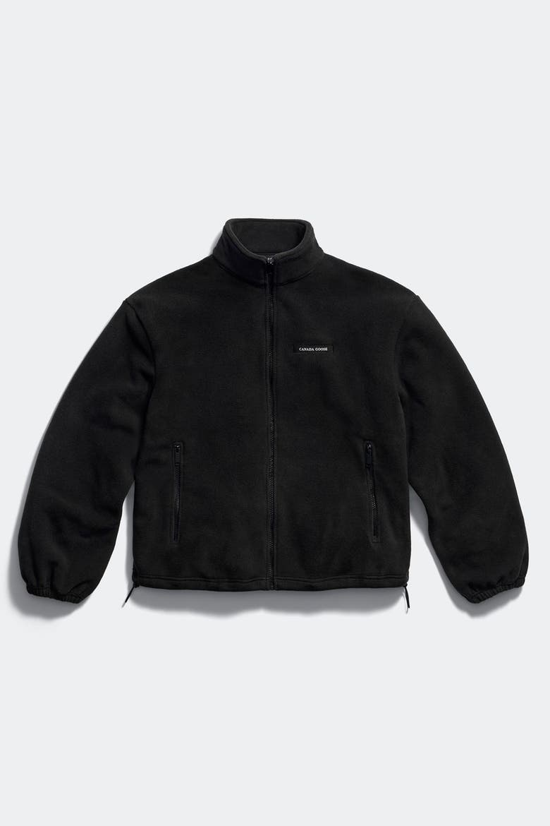 Tayen Fleece Jacket, Main, color, Black