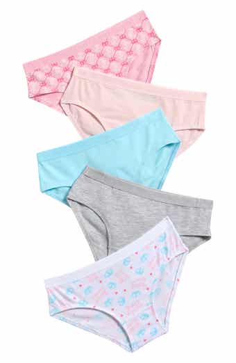 Kids' 5-Pack Cotton Bikini Panties