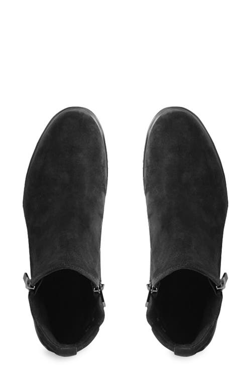 Shop Munro Rourke Water Resistant Bootie In Black Suede