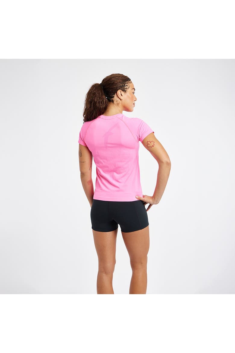 Women's Float Short-sleeve Shirt, Alternate, color, Swift Pink