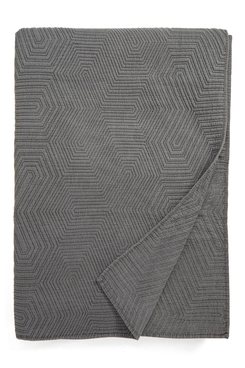 Geo Pinsonic Quilt, Main, color, GREY PEARL