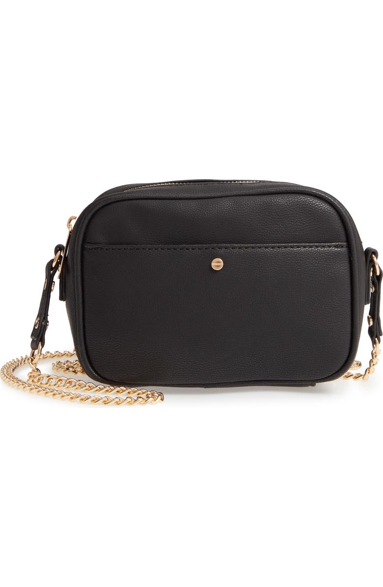 Mali + Lili Vegan Leather Camera Bag, Main, color,