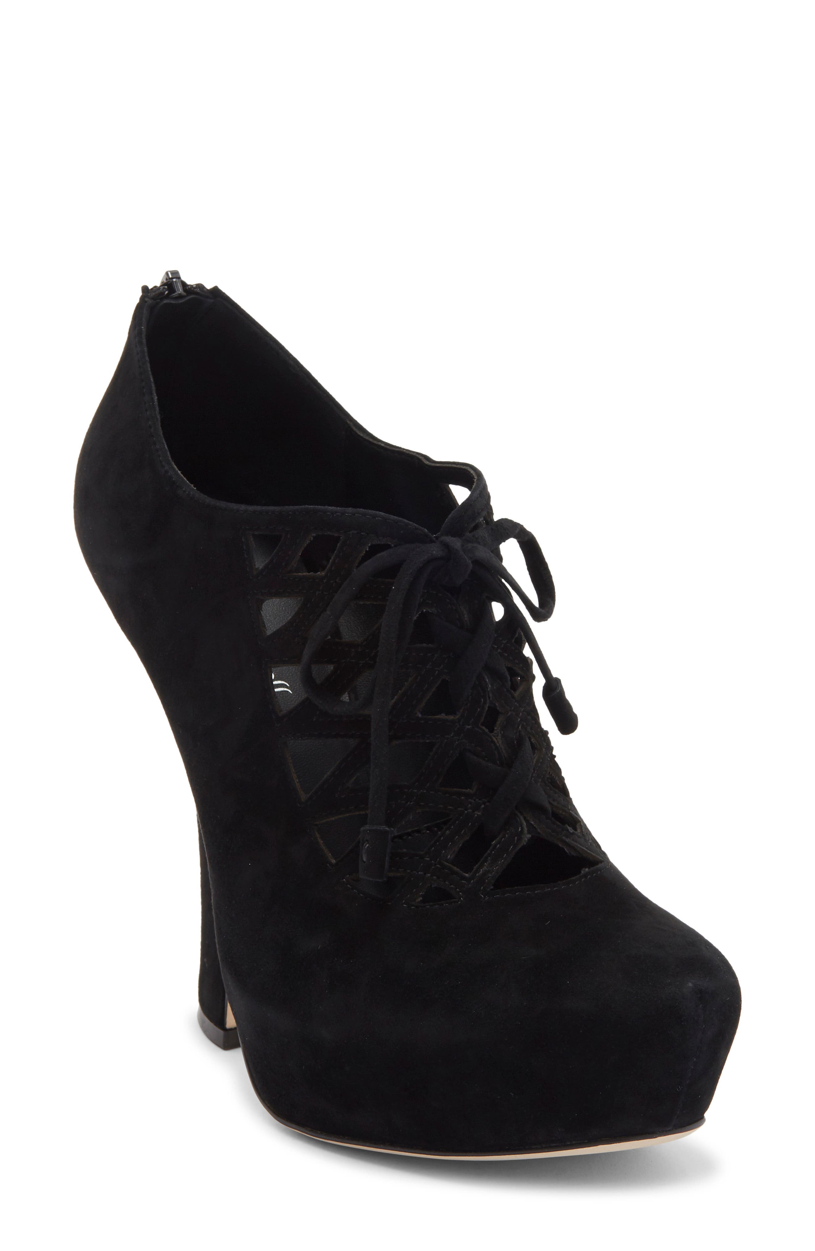 Jeffrey Campbell Chesire Pump, Main, color, Black Suede