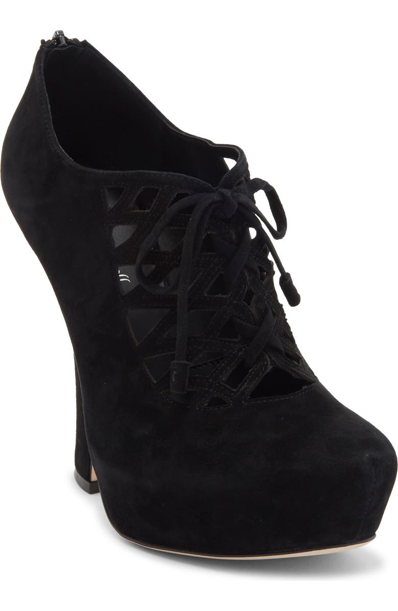 Jeffrey Campbell Chesire Pump, Main, color, Black Suede