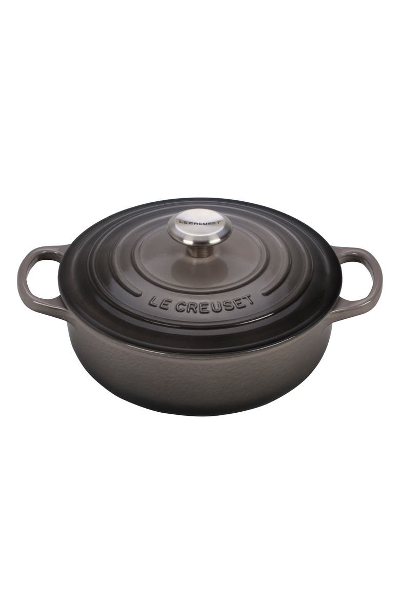 Le Creuset Signature 3.5-Quart Sauteuse Oven, Main, color, Oyster