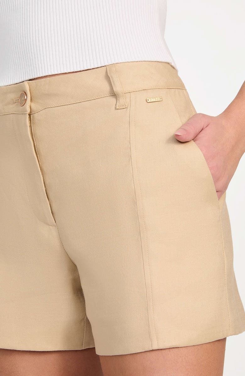 GUESS Isabeau Linen Blend Shorts, Alternate, color, 