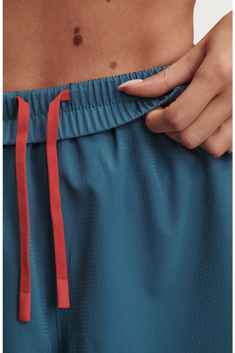 Kallin Piped Running Shorts, Alternate, color, MALLARD BLUE