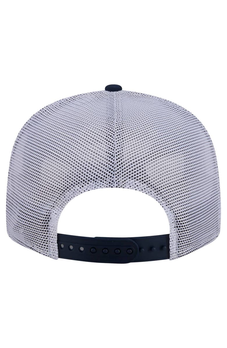 New Era Men's New Era College Navy Seattle Seahawks Core Team 9FIFTY Trucker Snapback Hat, Alternate, color, College Navy