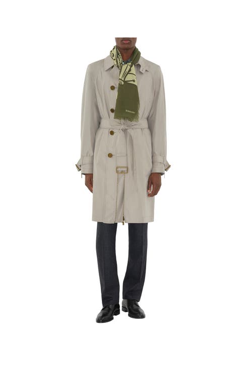 Burberry Wide Ekd Wool Scarf