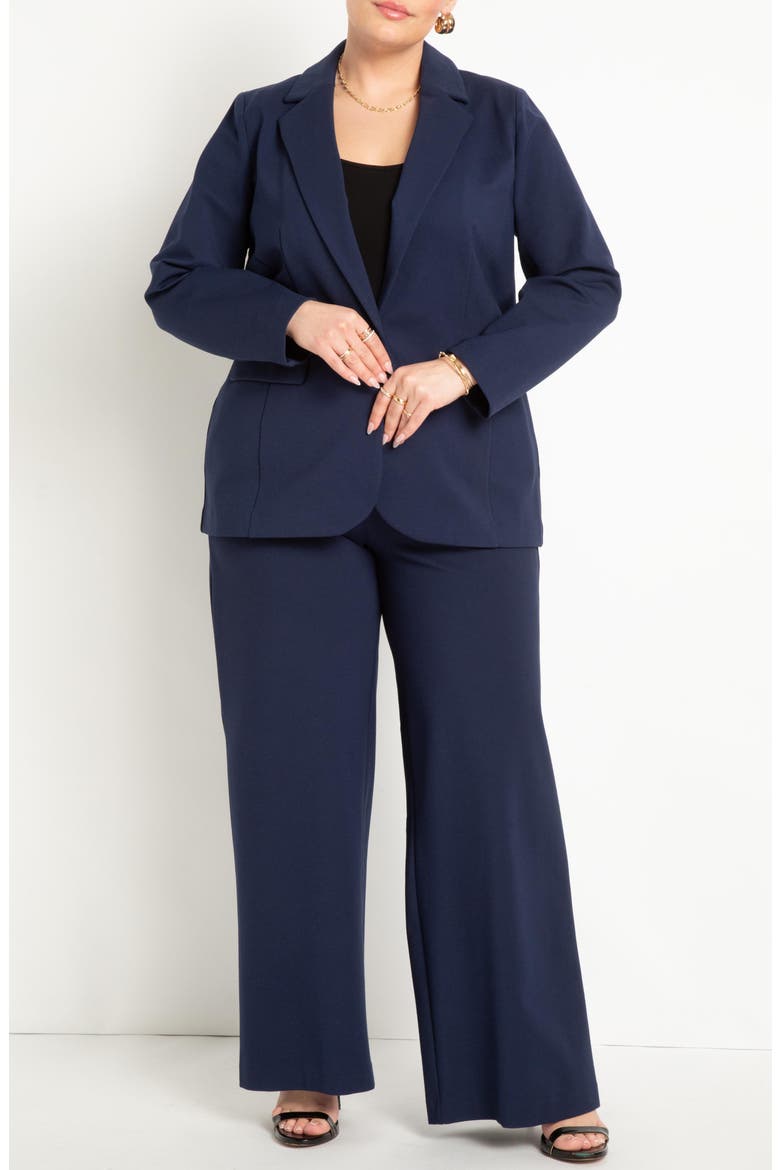 The Ultimate Stretch Wide Leg Work Pant, Alternate, color, MARITIME BLUE