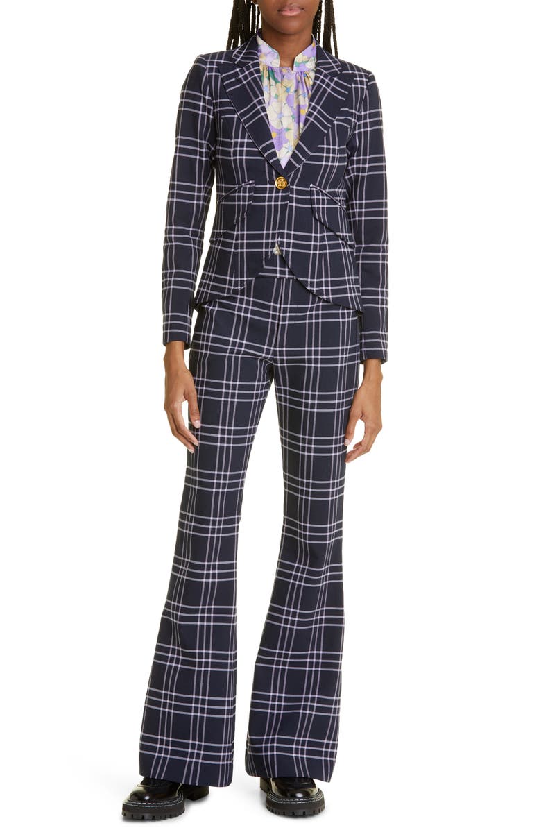 Smythe Floral Gathered Blouse, Alternate, color, 