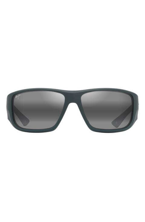 Keha 63mm Polarized Oversize Rectangular Sunglasses