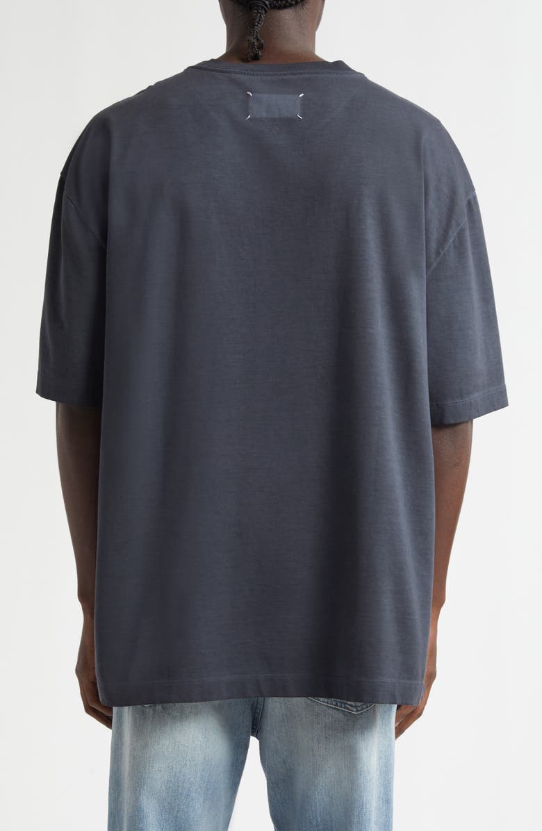 Maison Margiela Oversize T-Shirt, Alternate, color, Anthracite