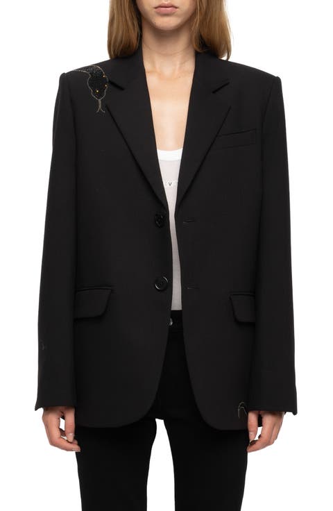 Vanille Strss Snake Blazer