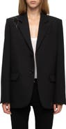 Zadig & Voltaire Vanille Strss Snake Blazer