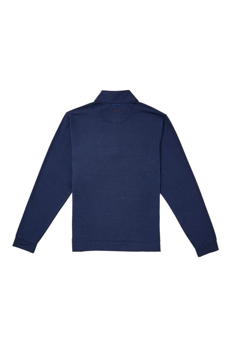 Classic Quarter-Zip Pullover, Alternate, color, HEATHER NAVY