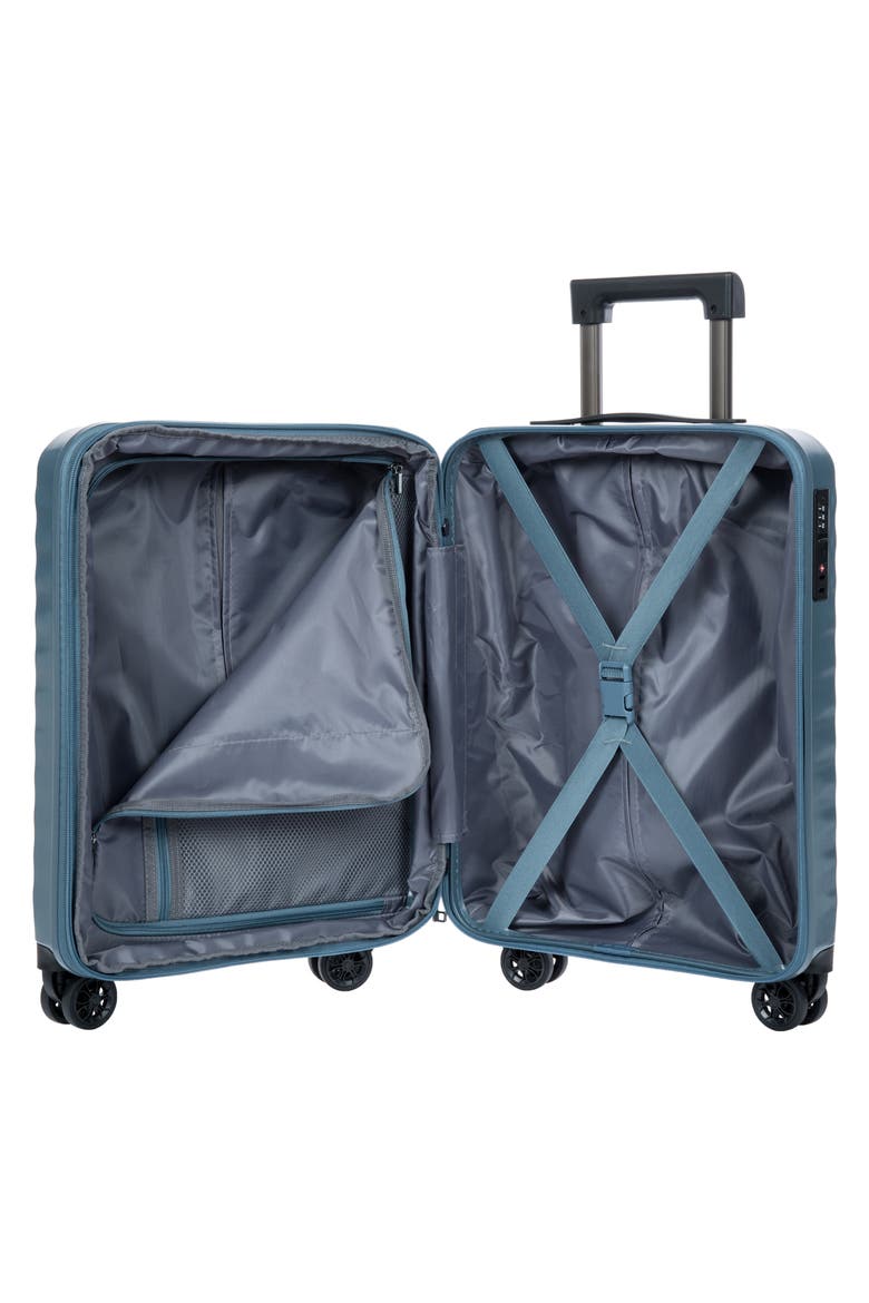 B|Y Nausicaa 21-Inch Expandable Spinner Carry-On Suitcase, Alternate, color, GREY BLUE