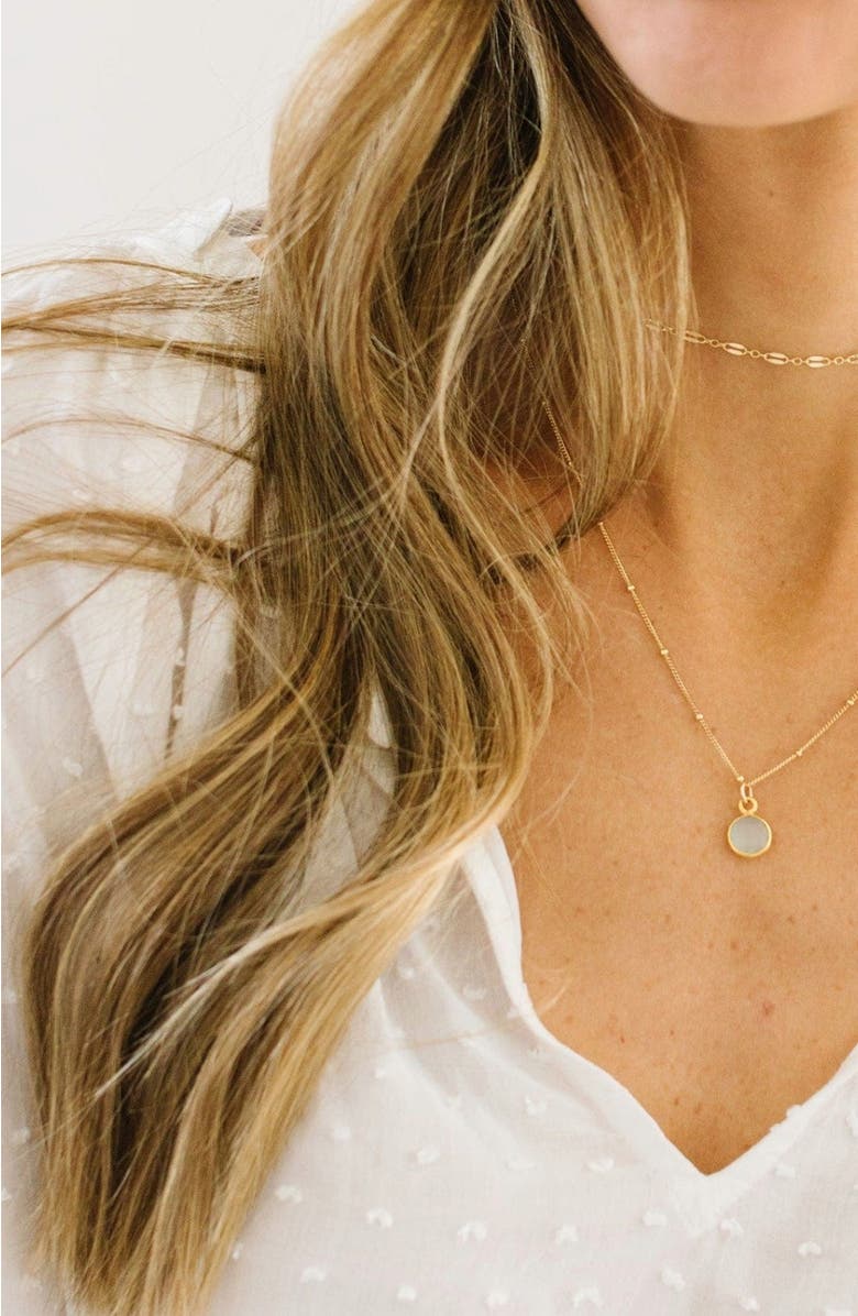 MADE BY MARY Lace Choker Necklace, Alternate, color, Gold Filled