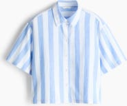 H&M Oversized Linen-blend Shirt