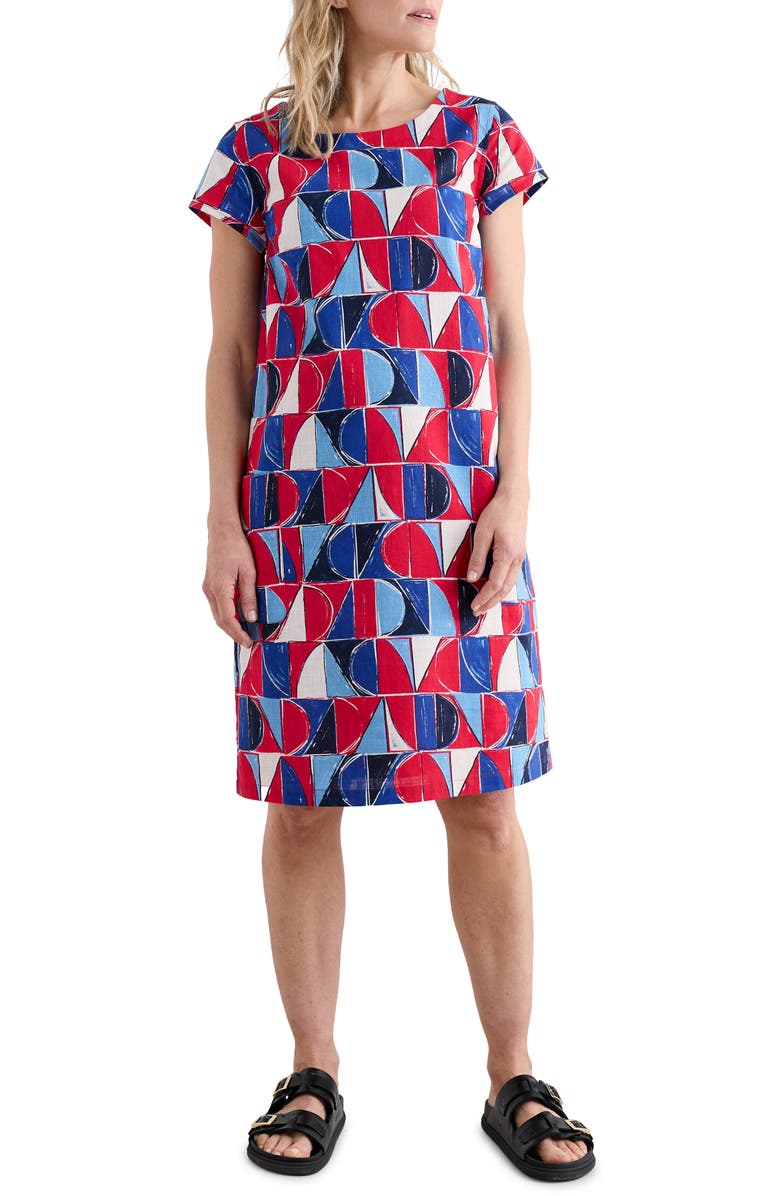 Seasalt Cornwall River Cove Print Shift Dress, Main, color,