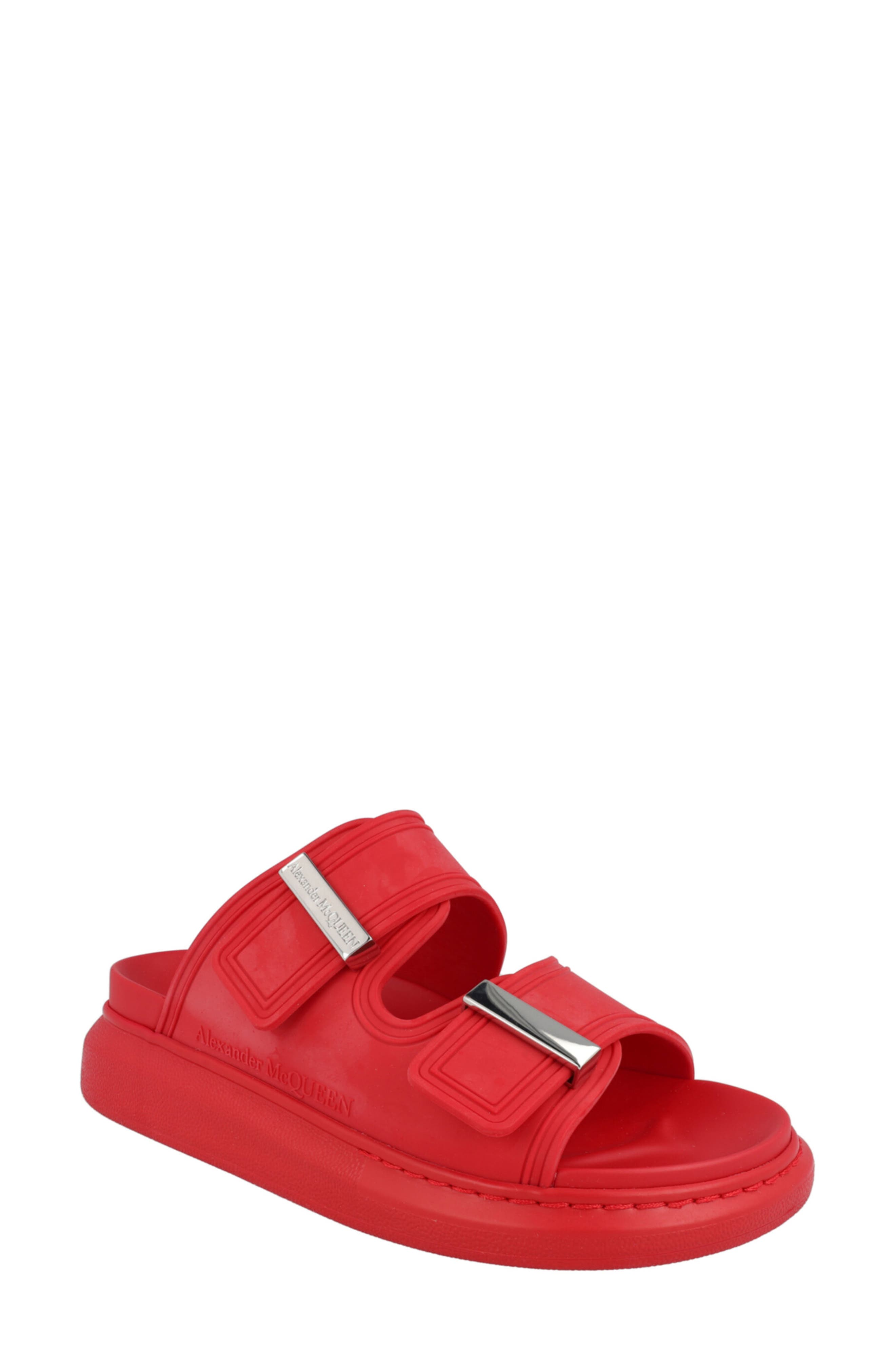 McQueen Oversize Slide Sandal, Main, color, 