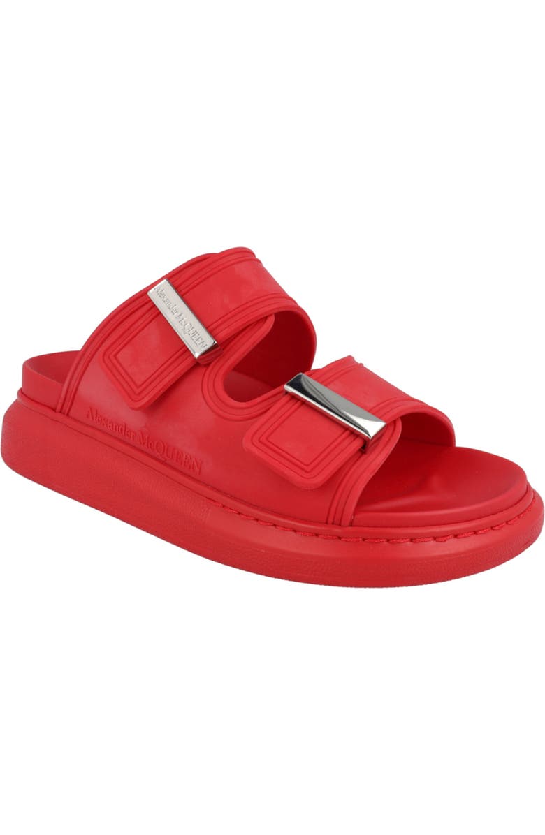 McQueen Oversize Slide Sandal, Main, color,