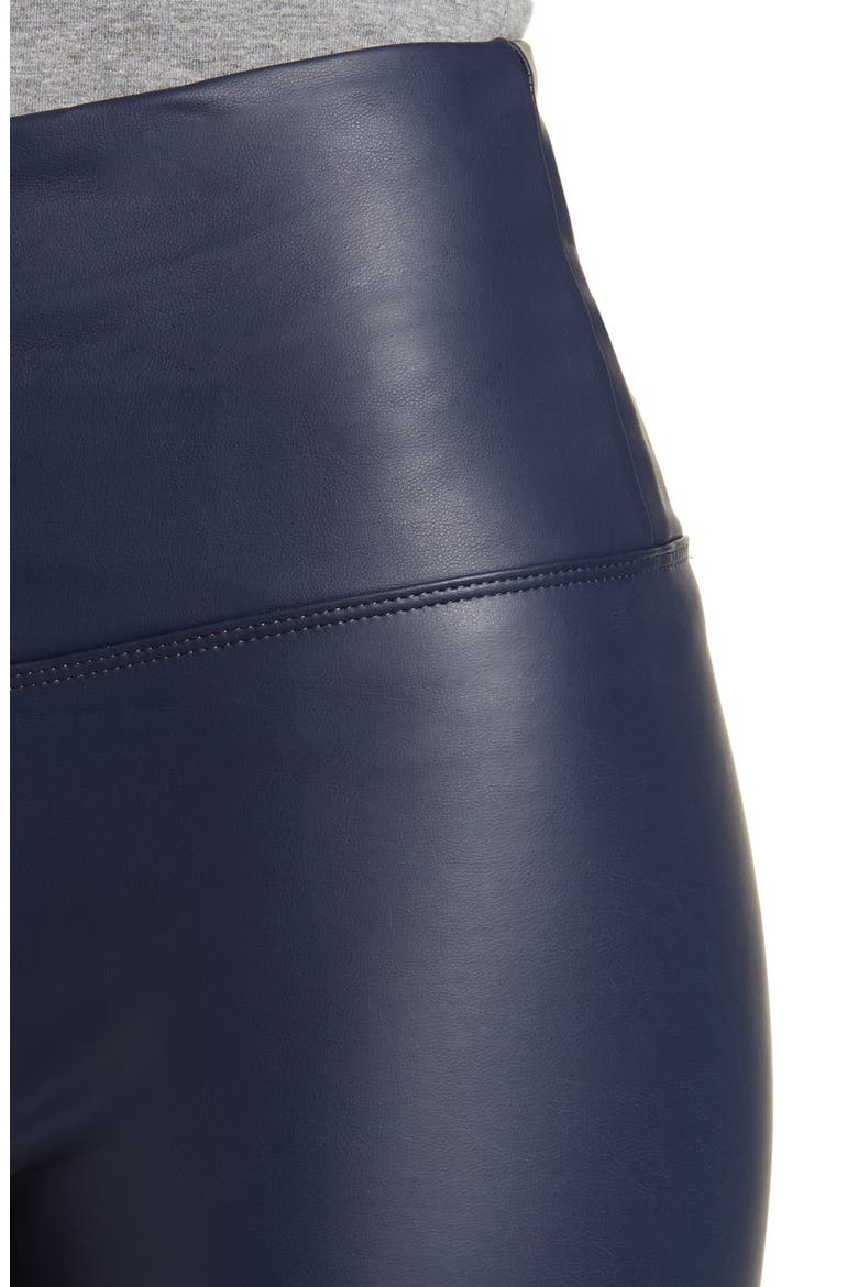 Lyssé Faux Leather Leggings, Alternate, color, MIDNIGHT
