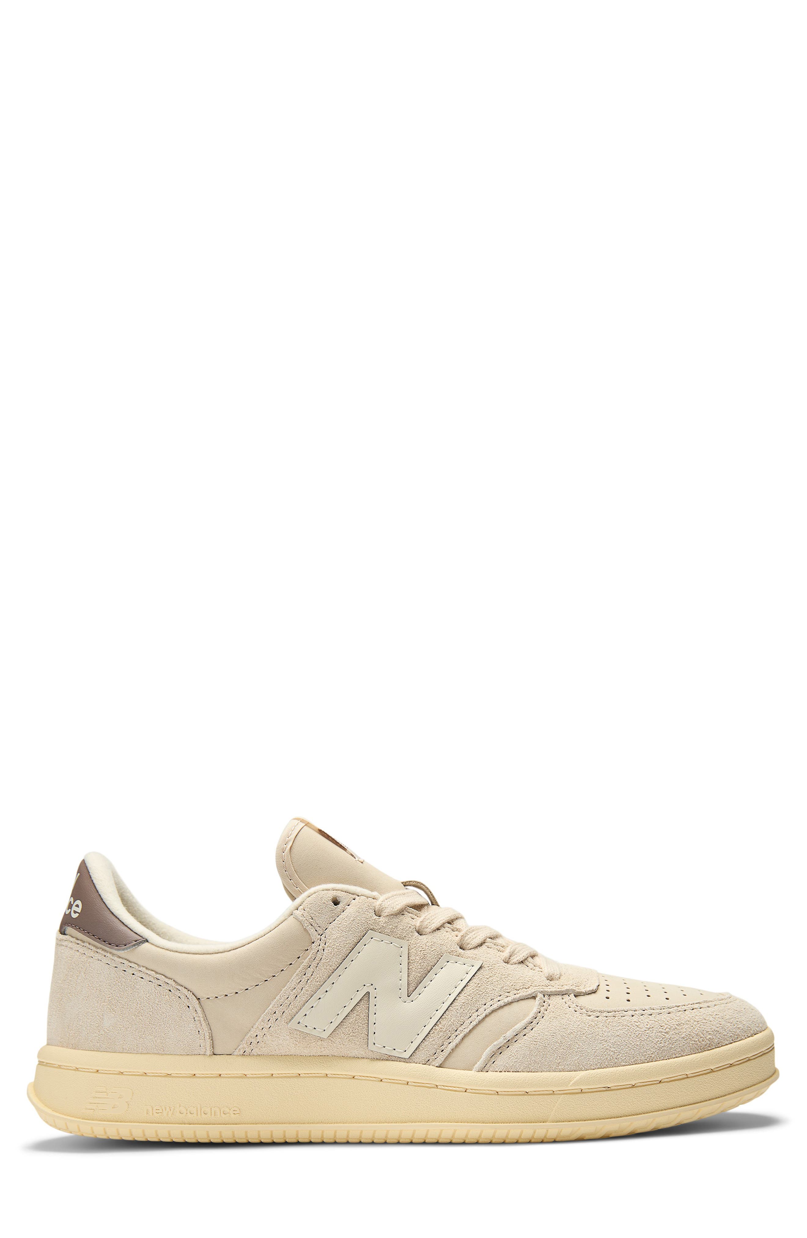 New Balance T500 Tennis Sneaker, Alternate, color, Bisque/ Linen