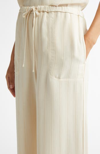 TOTEME★Woven stripe ドローストリングパンツ 送関込み TOTEME Woven Stripe Drawstring Trousers | Nordstrom