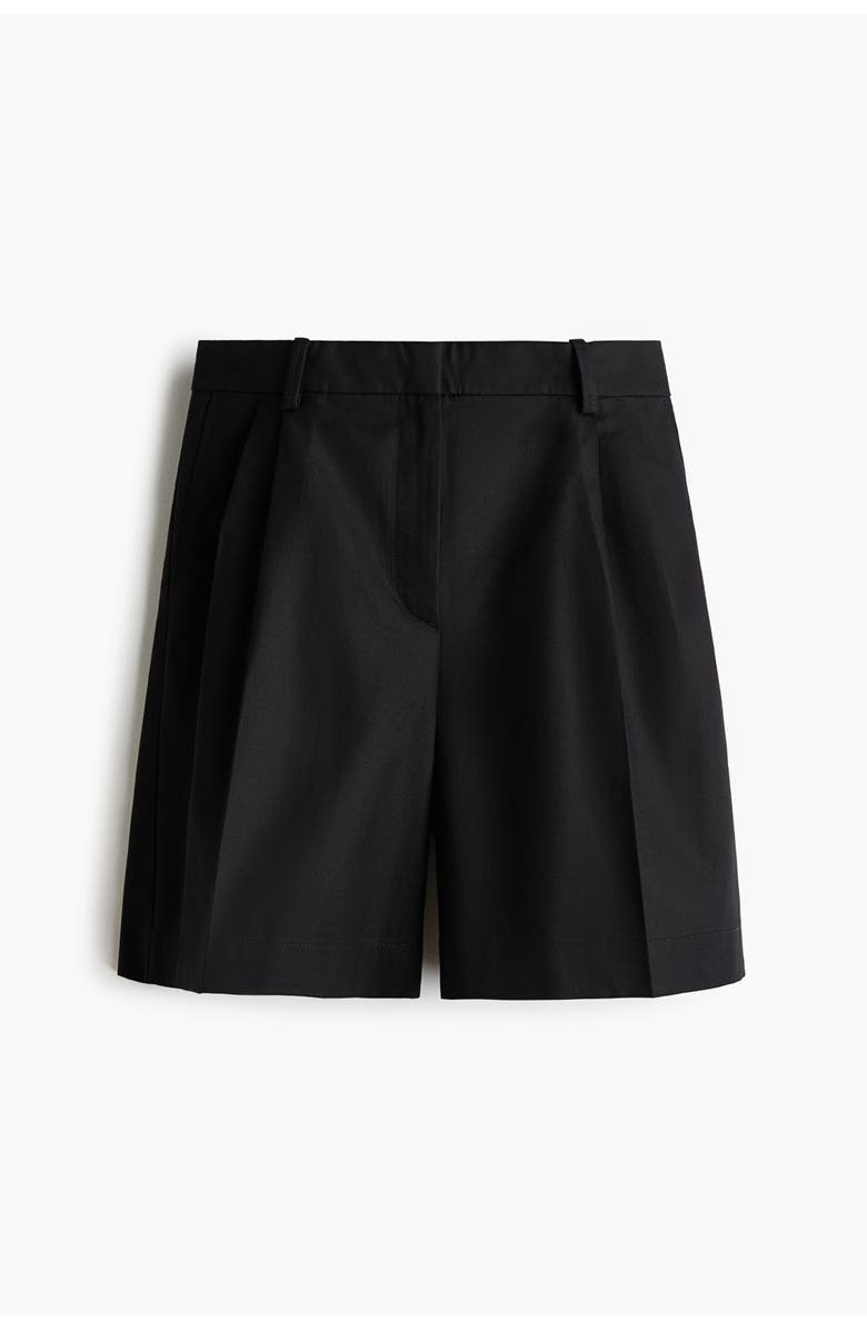 H&M Linen-blend Tailored Shorts, Main, color, 