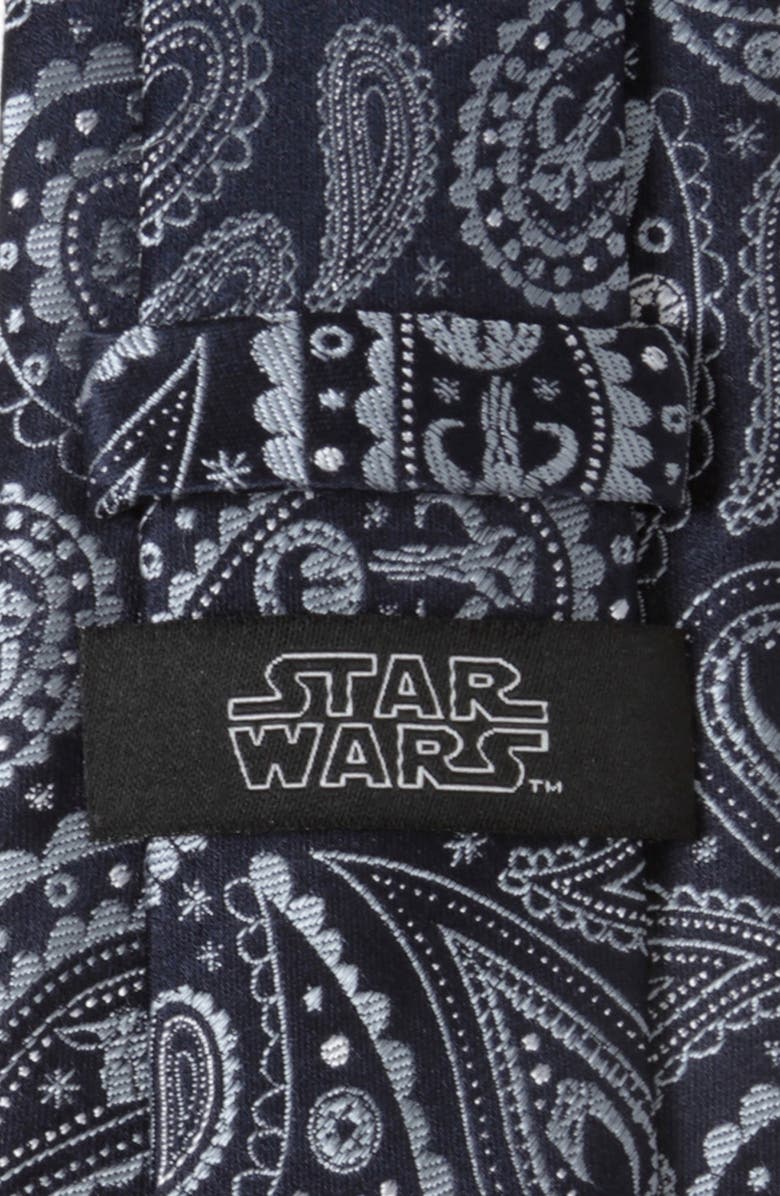 Cufflinks, Inc. Star Wars<sup>™</sup> Mandalorian Blue Paisley Silk Tie, Alternate, color, Blue
