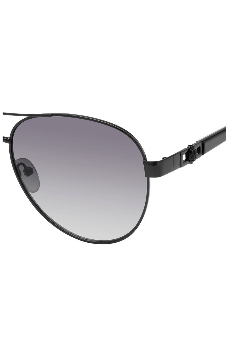 57mm Gradient Navigator Sunglasses, Alternate, color, BLACK/ SMOKE GRADIENT