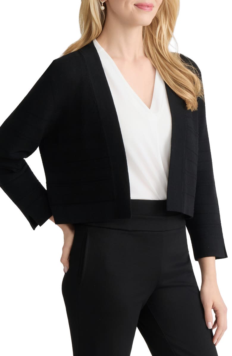 Jones New York Kissing Frog Shrug, Alternate, color, Jones Black
