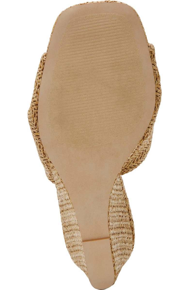 Steve Madden Laelia Wedge Slide Sandal, Alternate, color, Natural Raffia