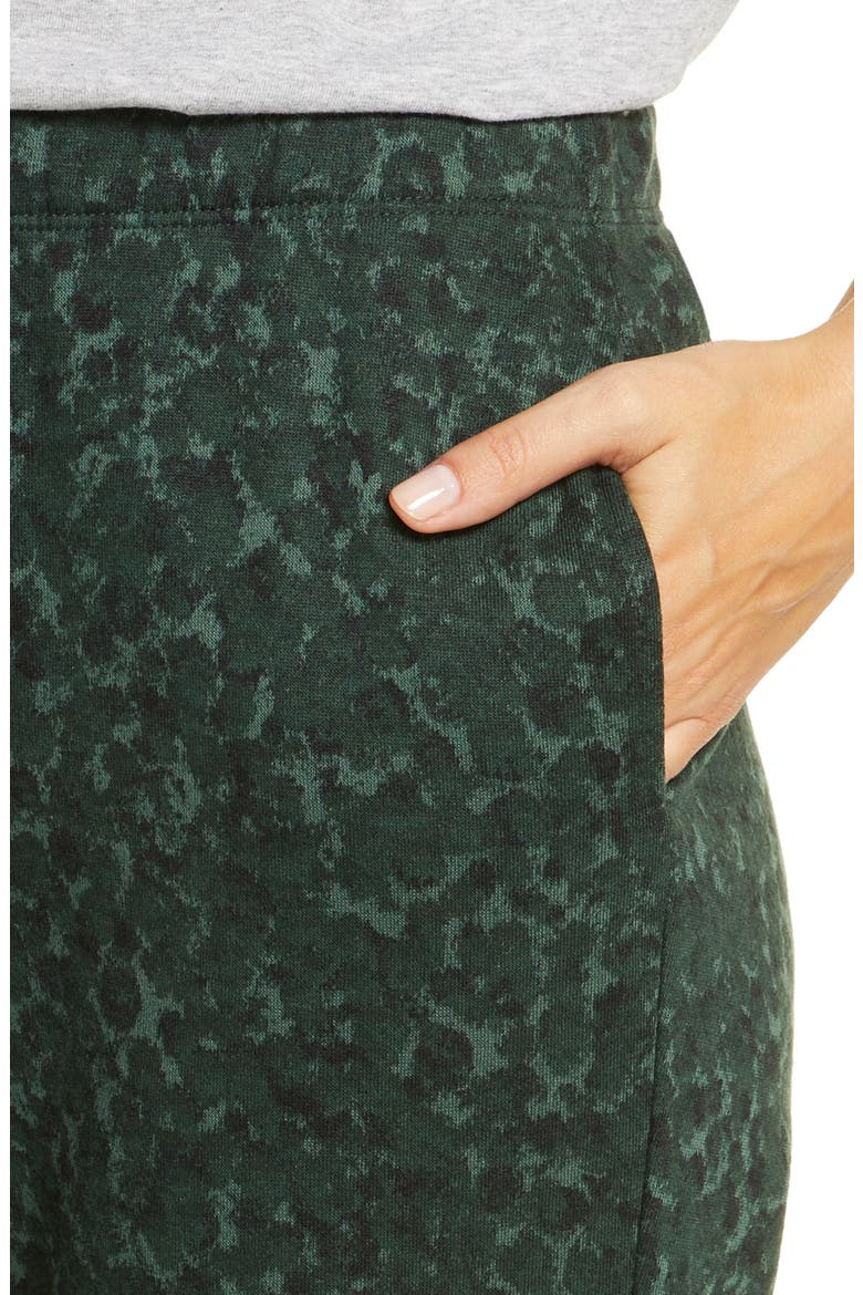 Cozy Lounge Jogger Pants, Alternate, color, EVERGREEN LEOPARD