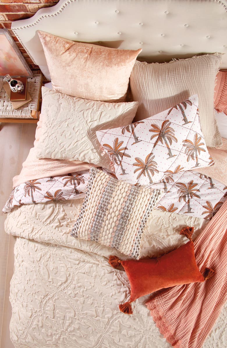 Peri Home Velvet Tassel Accent Pillow, Alternate, color,