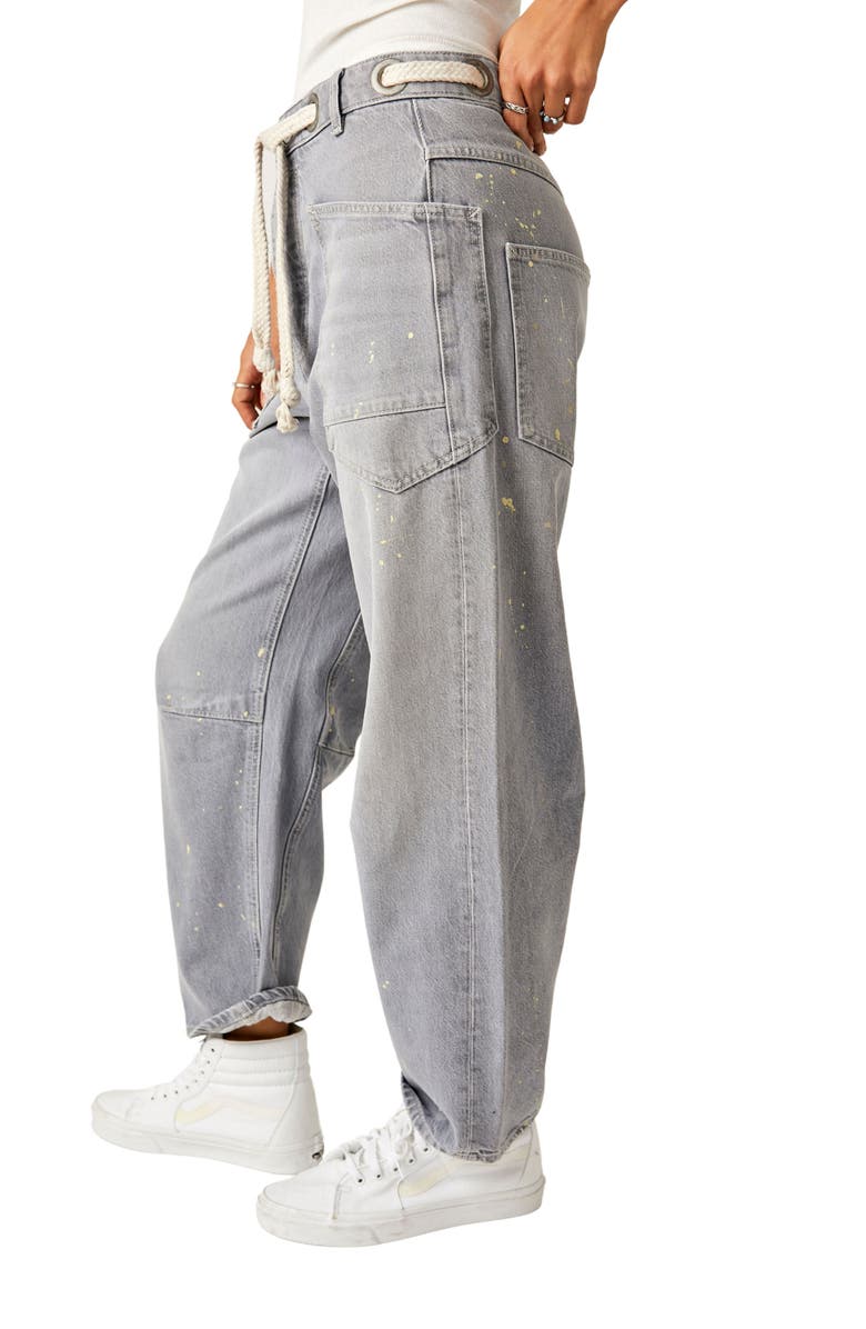 Free People Moxie Paint Spatter Jeans, Alternate, color,
